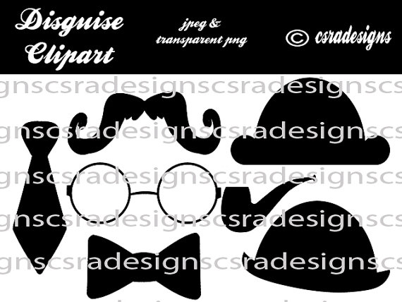 Instant Download Disguise Clipart Images By Iheartdigitalimages