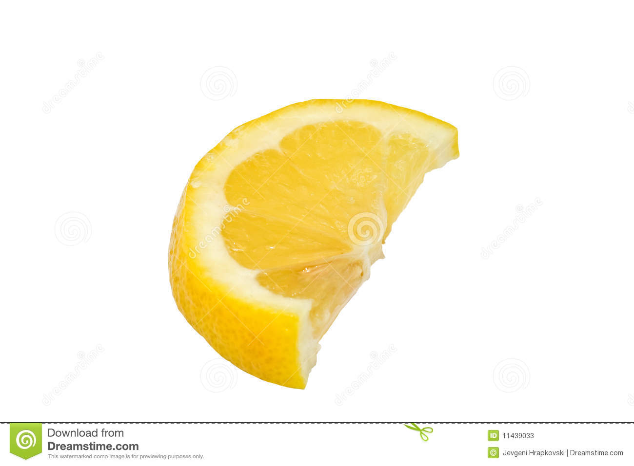 Lemon Wedge Stock Photos   Image  11439033