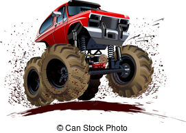 Mud Truck Clip Art Vector And Illustration  808 Mud Truck Clipart