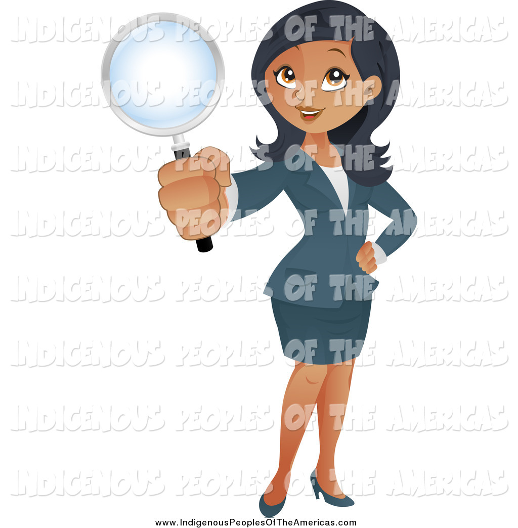 Royalty Free Black Business Women Stock Native American Clipart    