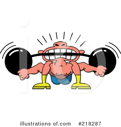 Royalty Free  Rf  Strong Man Clipart Illustration By Zooco   Stock