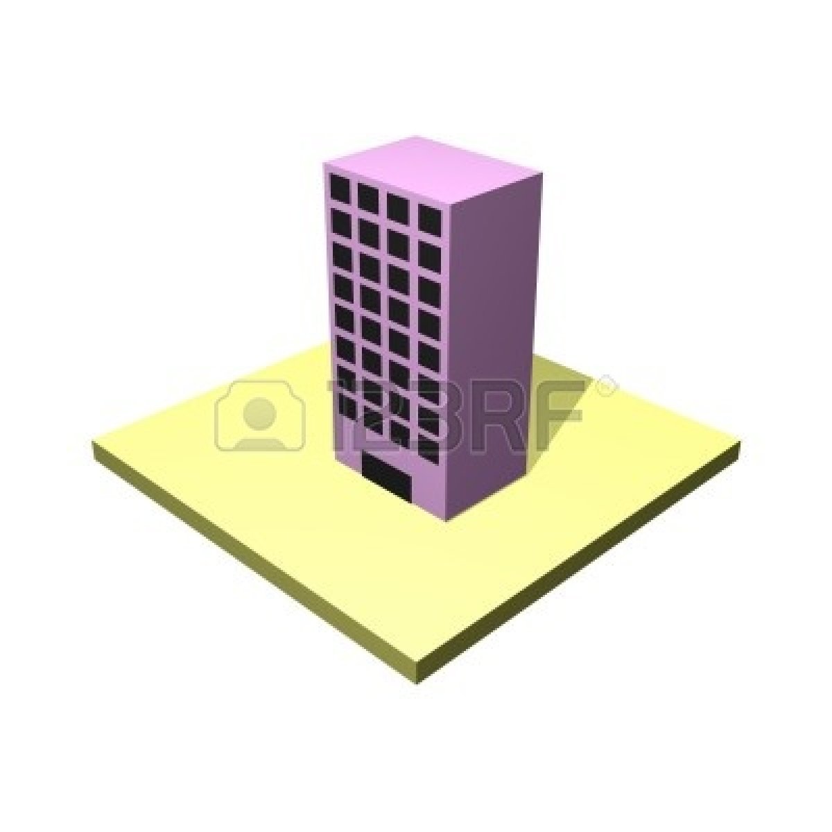 School Building Black And White 5349200 Office Building Cartoon Icon