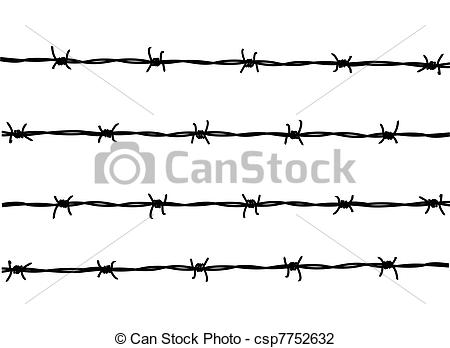 Stock Illustration   Barbed Wire   Stock Illustration Royalty Free