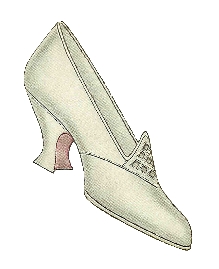 Antique Images  Free Shoe Clip Art  Image Of 1917 Women S Shoe Fashion