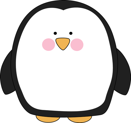 Chubby Penguin Clip Art Image   Large And Cute Chubby Penguin With