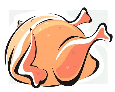 Clipart Cooked Chicken Roasted