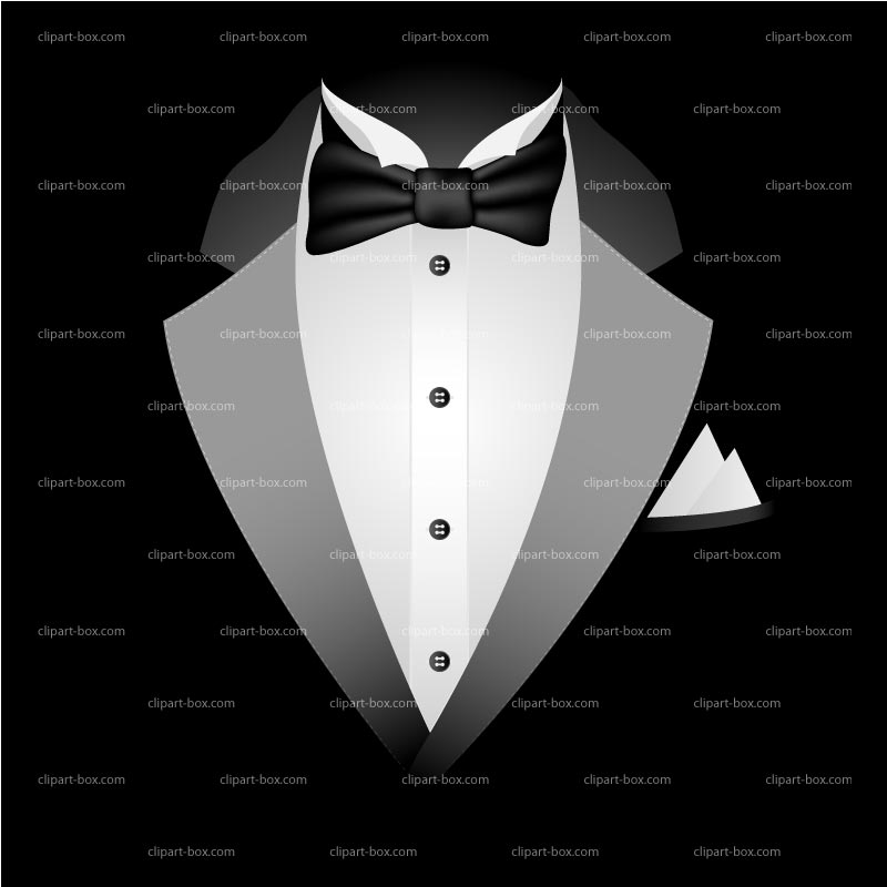 Clipart Tuxedo   Royalty Free Vector Design