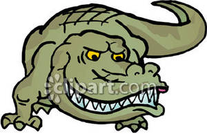 Croc Clipart Scary Cartoon Crocodile Royalty Free Clipart Picture