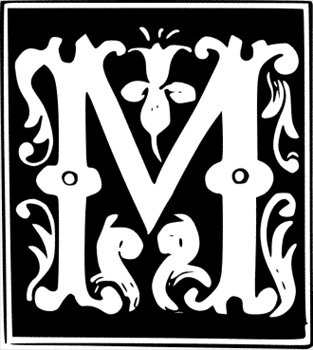 Free Decorative Letter M Clipart   Free Clipart Graphics Images And