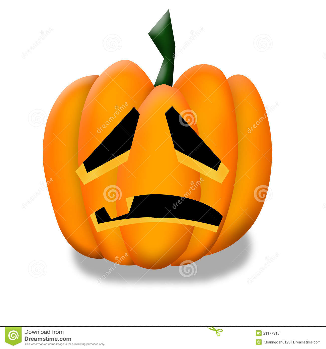 Halloween Pumpkin Clipart  Royalty Free Stock Photo   Image  21177315