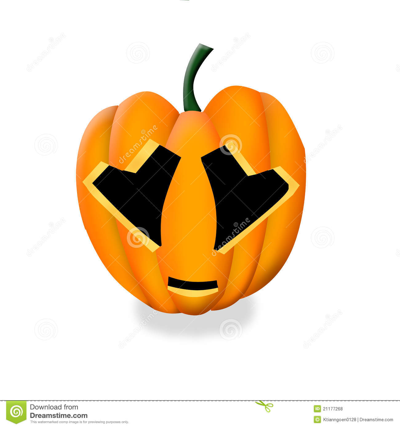 Halloween Pumpkin Clipart  Royalty Free Stock Photos   Image  21177268