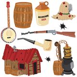 Hillbilly Clipart Icons And Elements Royalty Free Stock Photos