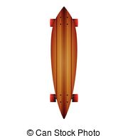 Longboard Vector Clip Art Royalty Free  203 Longboard Clipart Vector