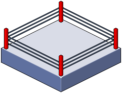 Pixel Wrestling Ring Graphics Code   Pixel Wrestling Ring Comments