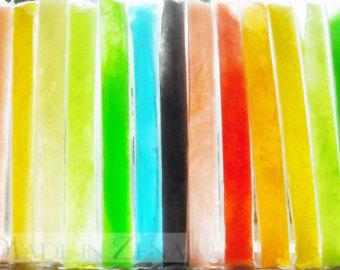 The Colors Of Summer Frozen   Rainbow Ice Pops Photo In Various Sizes