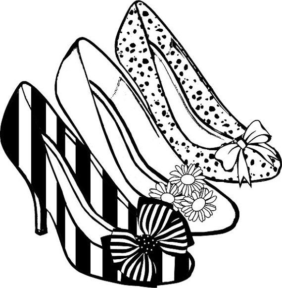 Womens High Heel Shoes Png Clip Art By Vellascollagesheets On Etsy  2