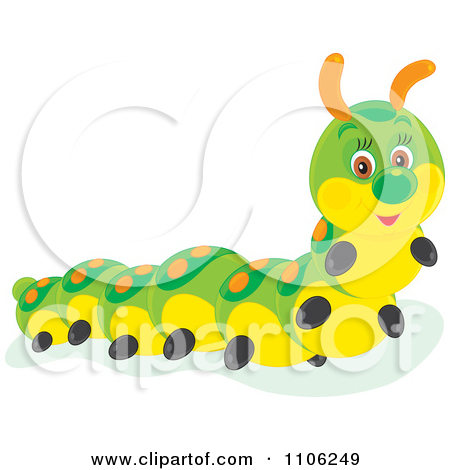 Cute Caterpillar Clipart