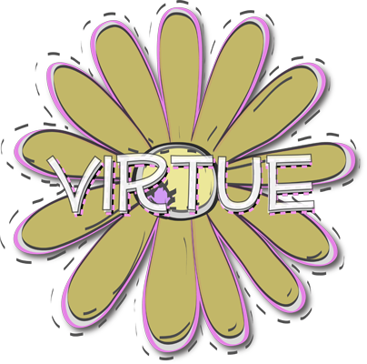 Day Clip Art   Virtue Flower Gold Lds Yw Young Women Value 404 400