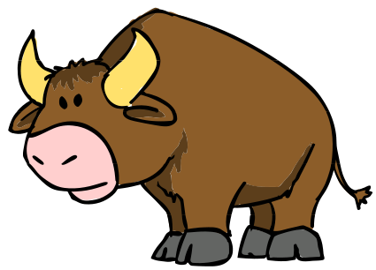 Description Bull Cartoon 04 Svg