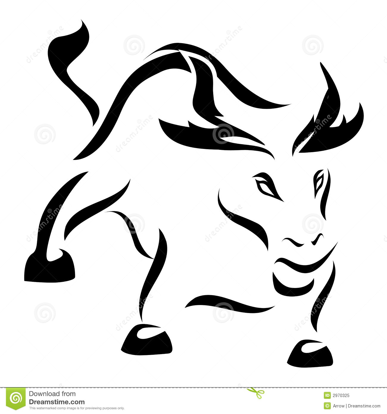 Displaying 20  Images For   Angry Bull Clipart   