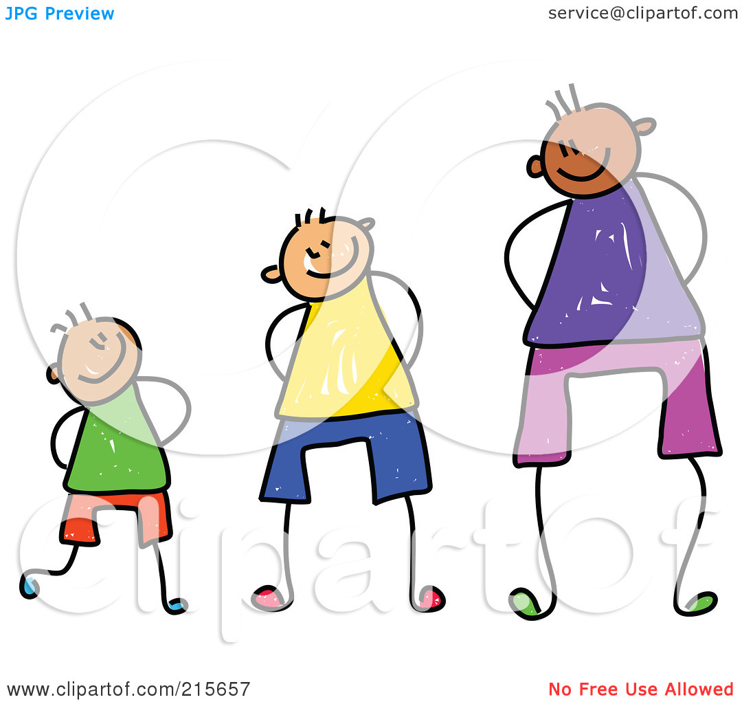Height Clipart Royalty Free Rf Clipart Illustration Of A Childs Sketch