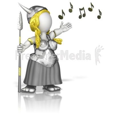 Opera Lady Singing   Home And Lifestyle   Great Clipart For