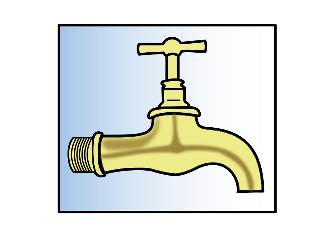 Tap By D4v1d   A Faucet And Spigot Outline In A Box