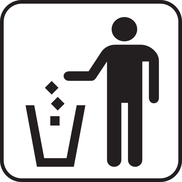 Trash Litter Box 2 Clip Art At Clker Com   Vector Clip Art Online