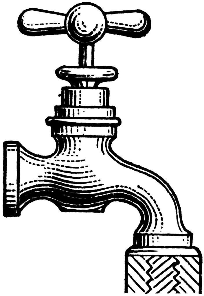 Water Tap   Clipart Etc