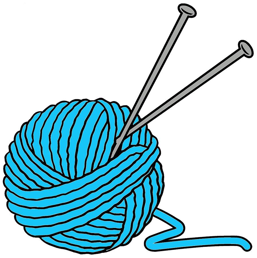 Yawn Clipart Knitwits Yarn Ball Logo 5tco Jpg