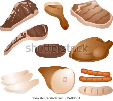 Chicken Meat Clipart Image