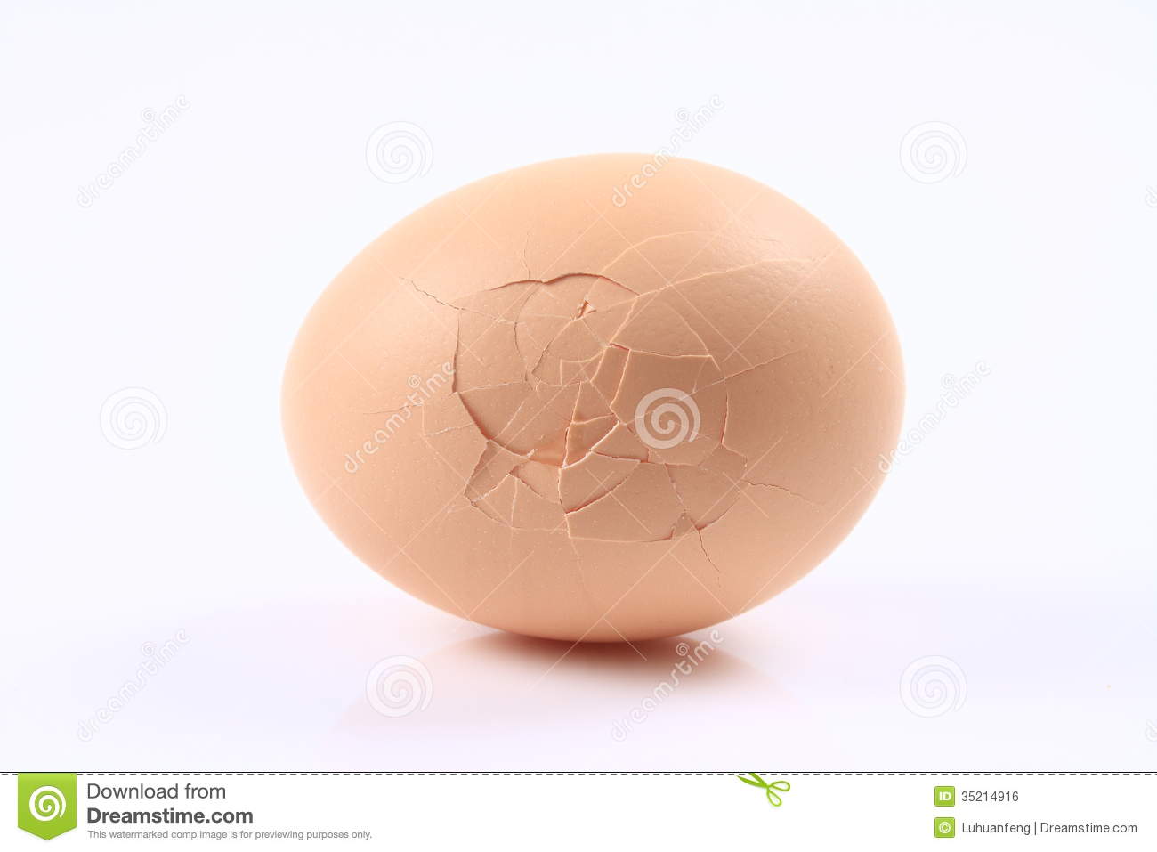 Cracked Egg Royalty Free Stock Image   Image  35214916