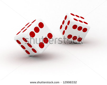Dice Side 1 Dice With 6 Dots On All Side