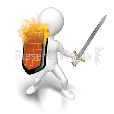 Figure Firewall Offensive   Presentation Clipart   Great Clipart For