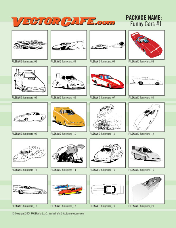 Funny Car Clip Art 01   Race Car Clipart