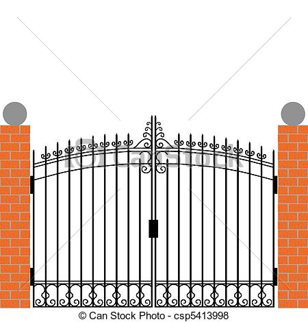 Gate Csp5413998   Search Clip Art Illustration Drawings And Clipart