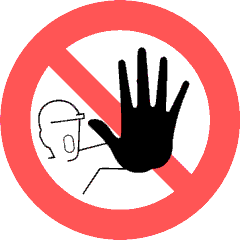 Just Say No Sign   Clipart Best