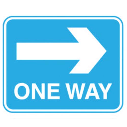 One Way Traffic Sign   Clipart Best