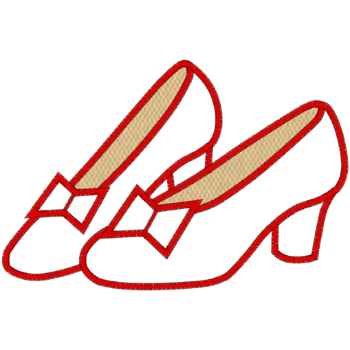 Ruby Red Slippers Wizard Of Oz Clip Art