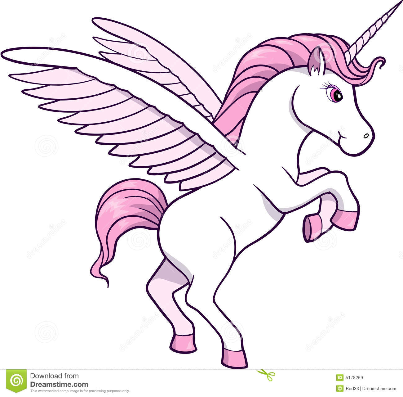 Unicorn Vector Illustration Royalty Free Stock Images   Image  5178269