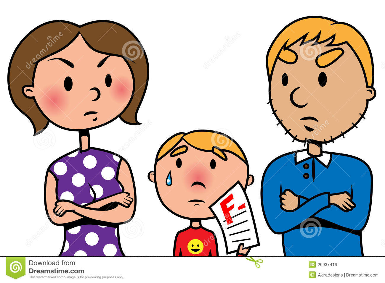 Angry Parents Clipart