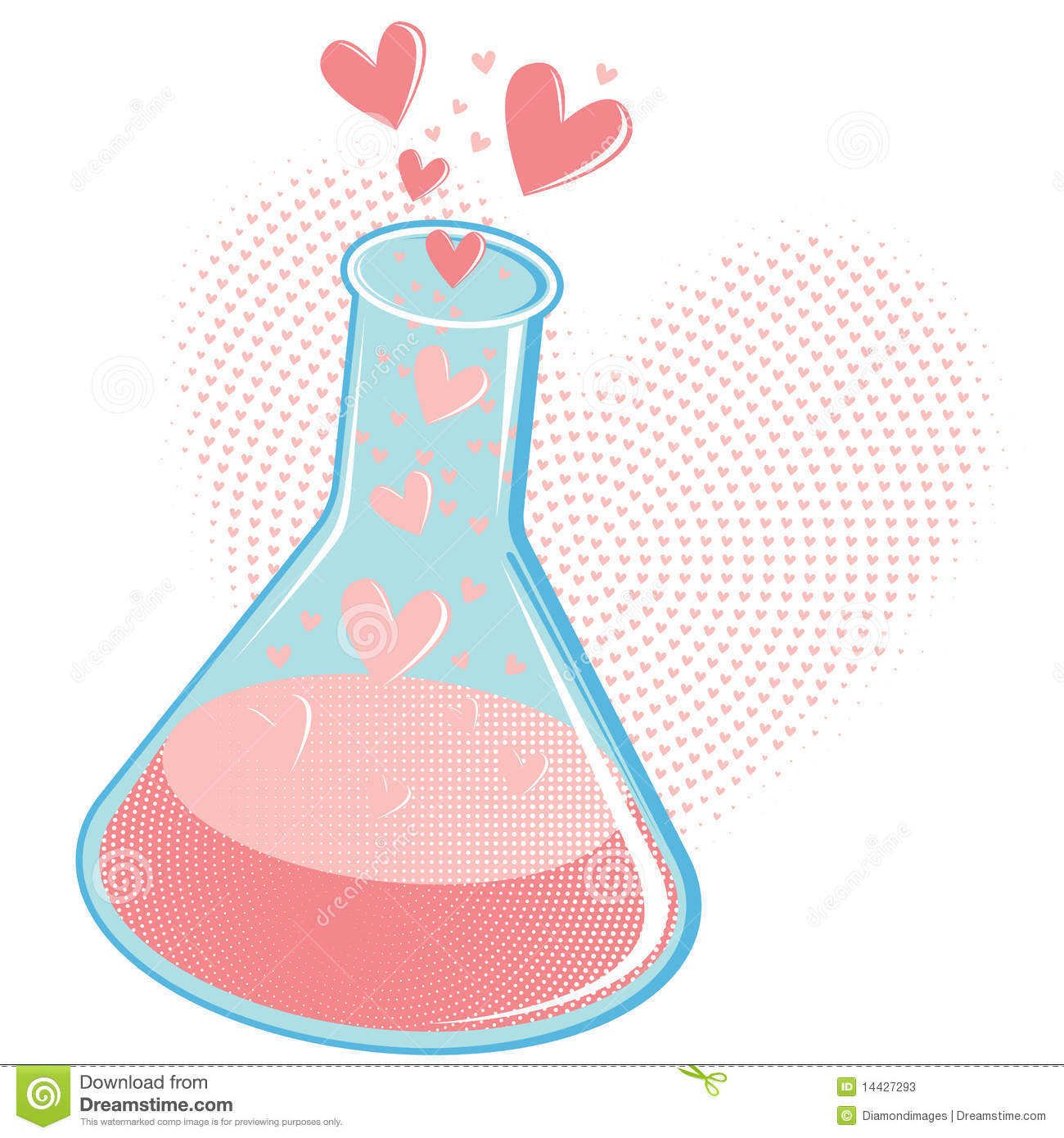 Chemistry Of Love Concept Or Love Potion Stock Photos   Image