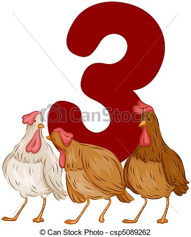 Christmas   Illustration Of French Hens    Csp5089262   Search Clipart