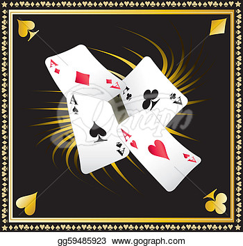 Clipart   For Cards In A Gold Whirlwind   Stock Illustration