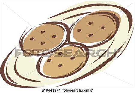 Food Dessert Snack Cuisine Icon Cookies View Large Clip Art