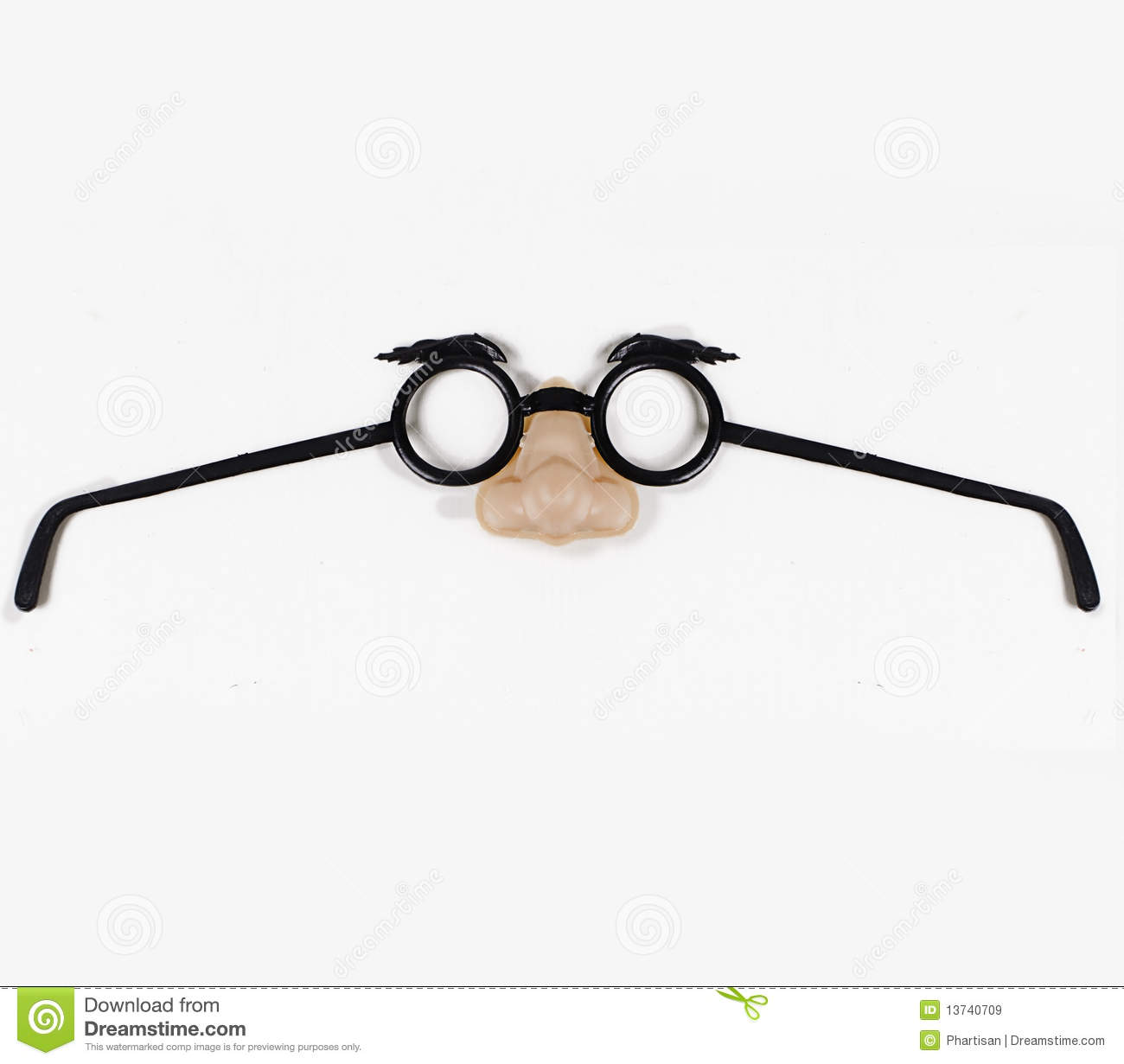 Funny Groucho Disguise Mask Royalty Free Stock Images   Image