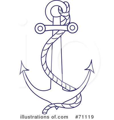 Royalty Free  Rf  Anchor Clipart Illustration By Pams Clipart   Stock