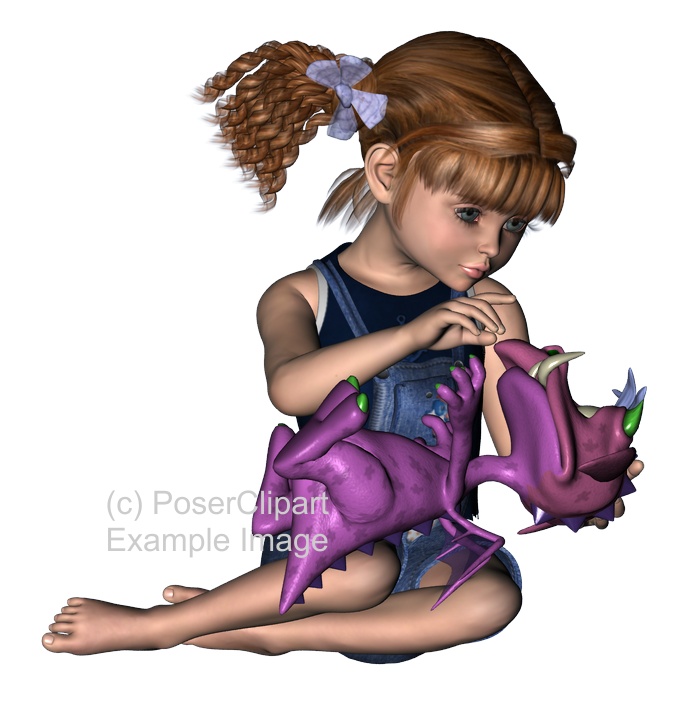Shhh Mommy Says No Clip Art Is Of A Little Girl Holding Her Monster
