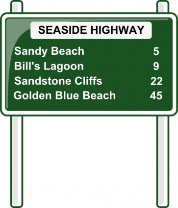 Sign Transportation Road Street Post Roadsigns Highway Distances