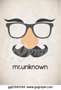 Stock Illustration   Disguise Mask   Clipart Drawing Gg63945184